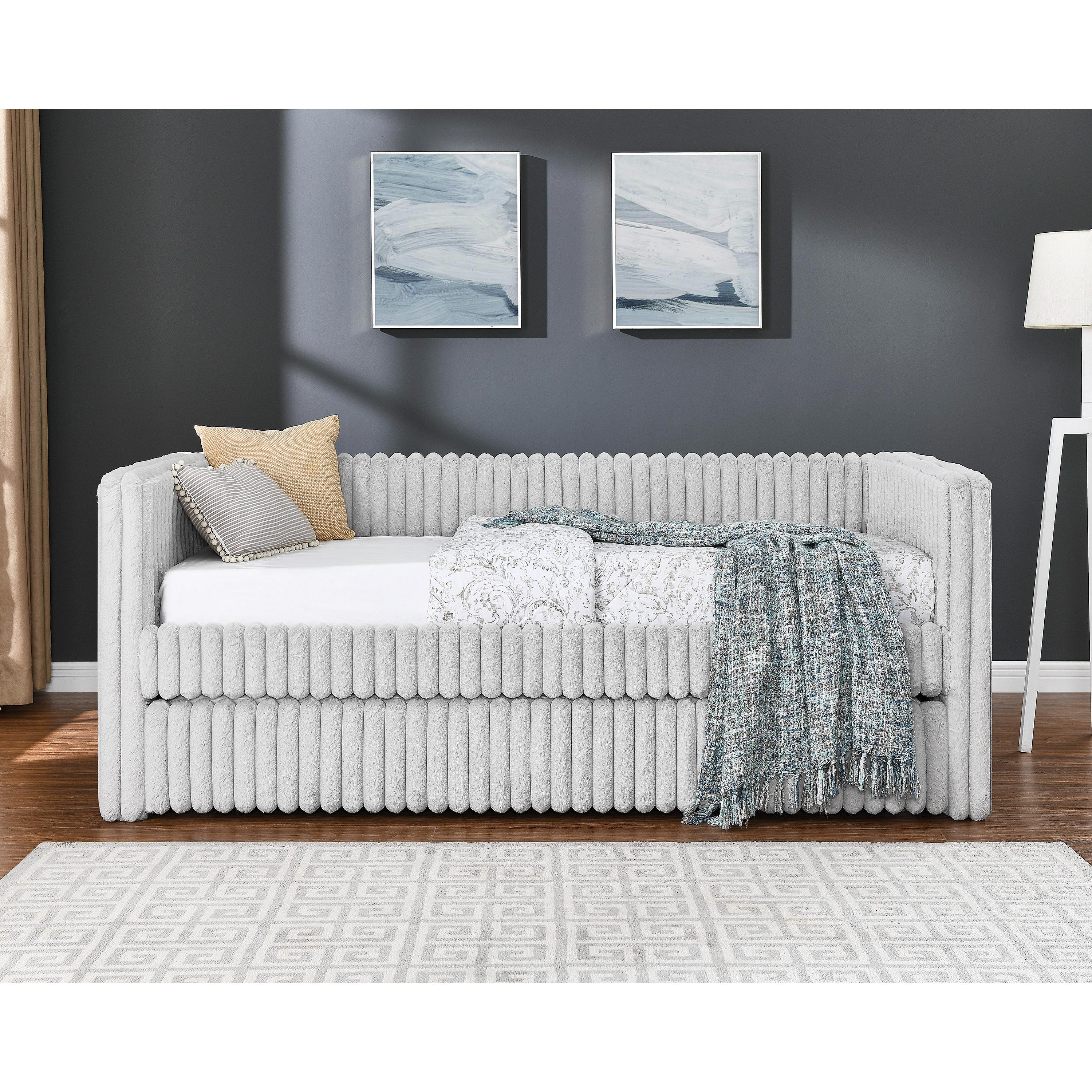Crown Mark Hailey 5339LG Daybed - Light Grey IMAGE 1